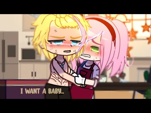 A baby tonight ?!~ 🤫💞!! (M3M3) • GC • Narusaku 💖🫰🏻 #narusaku #gachaclub #naruto #sakura