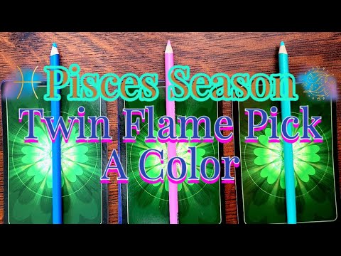 🔮💞 Pick a Card Twin Flame Reading ♓ Pisces Season: Your color 🌈 reveals ...