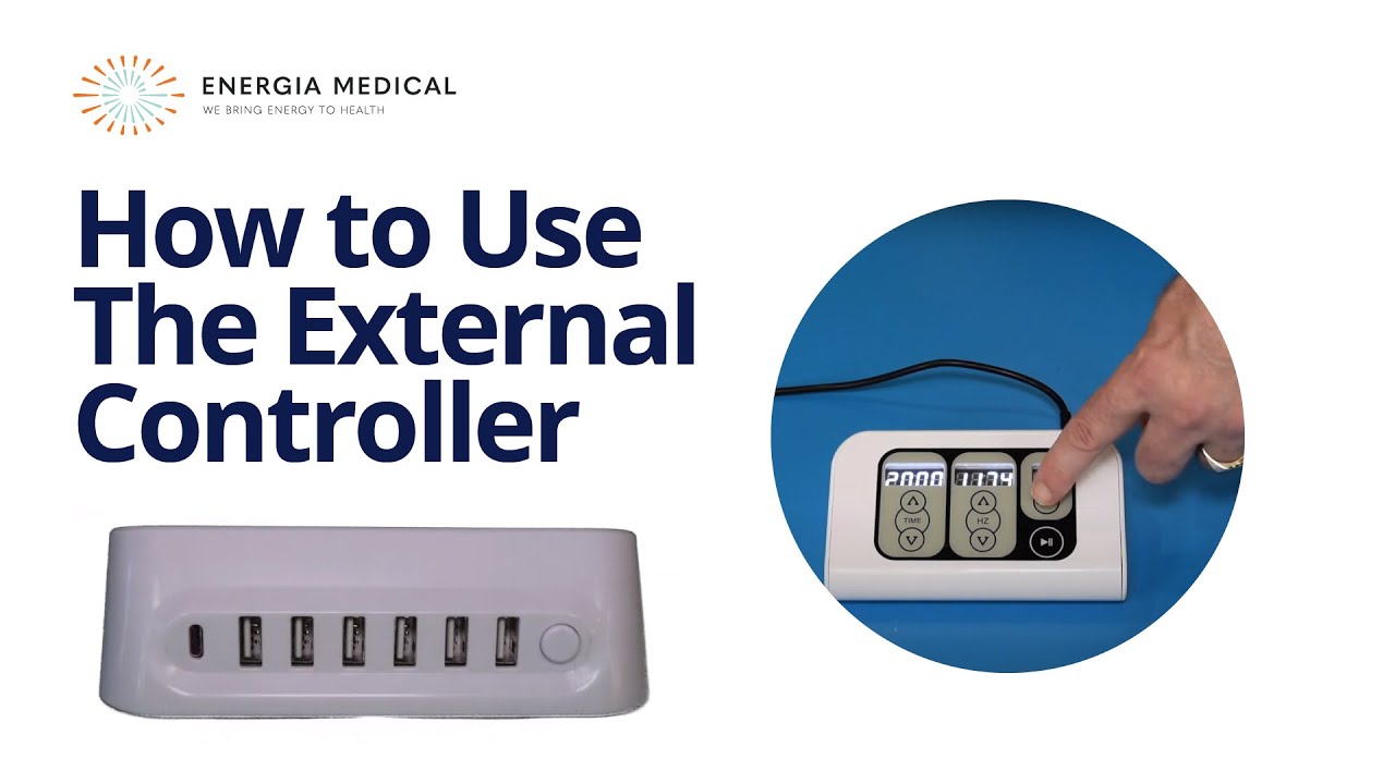 how to use the external controller - YouTube