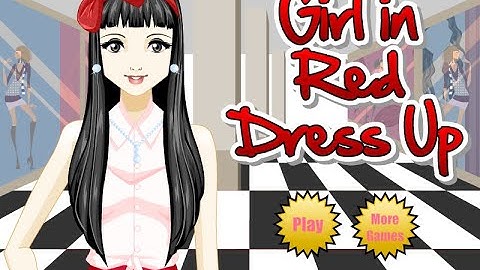 Girl in Red Dress Up (Games For Girls) @GirlsPrincess