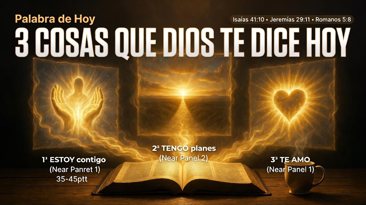 💬 3 Cosas Que DIOS Te Dice AHORA MISMO | Necesitas Escuchar Esto HOY 🙏✨