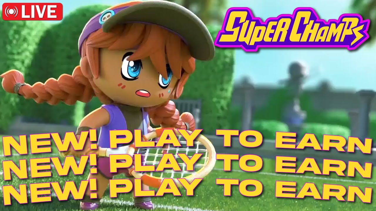 NEW free play to earn game Super Champs - How to earn !CHAMP in chat
