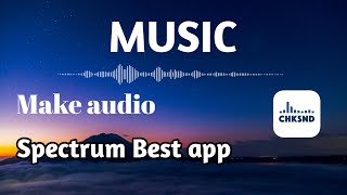 How to create audio spectrum in android | Best App Chksnd For Make spectrum screenshot 5