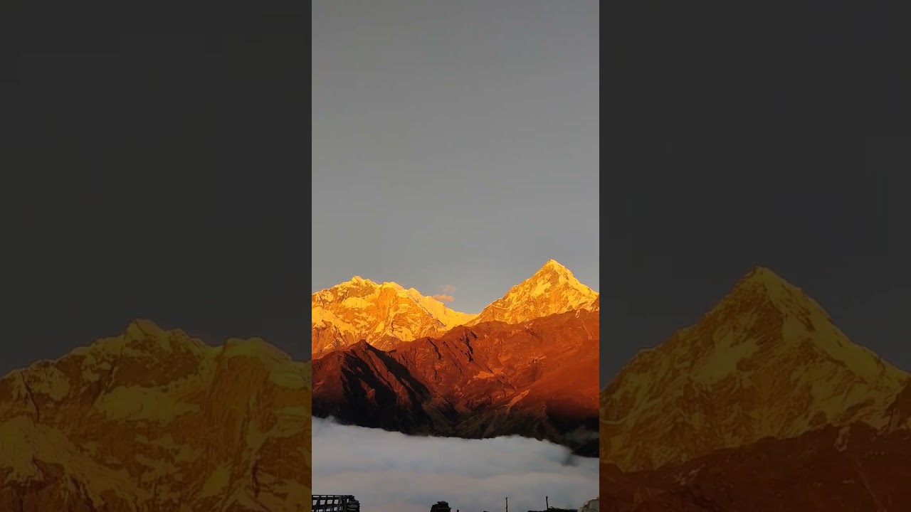 clouds magical moments in khopra ridge. 