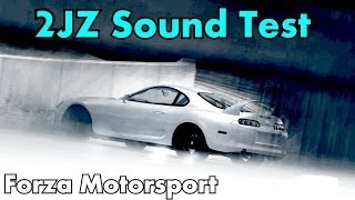 Supra Evolution of Forza Motorsport - sound test