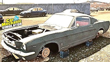 ICONIC Junkyard Score! 1966 Mustang Fastback! Let