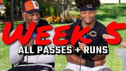 Justin Fields Week 5: All Passes + Runs
