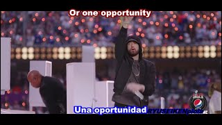 Eminem - Lose Yourself | Super Bowl LVI Performance | 2022 (subtitulada Español - Ingles)