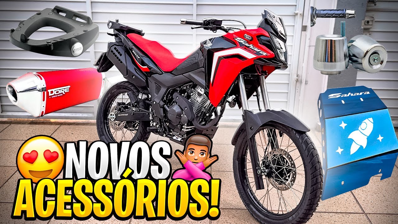 PRIMEIRAS MODIFICAÇÕES NA SAHARA RALLY 2025 😍  NOVOS ACESSÓRIOS
