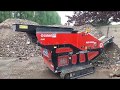 DICK SEARLE DEMOS THE NEW RED RHINO 5000+ CONCRETE CRUSHER ON BLOCK PAVING ETC