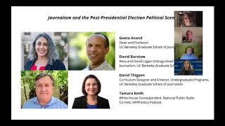 Journalism and the Post-Presidential Election Political Scene