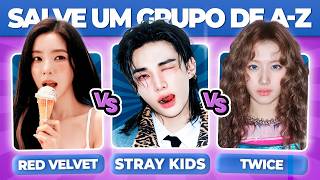 SALVE UM GRUPO DE A a Z 🎤🔠| K-POP GAME 2026 screenshot 2