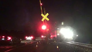 Idiot Driver Almost Crashes Into An Amtrak Surfliner Train