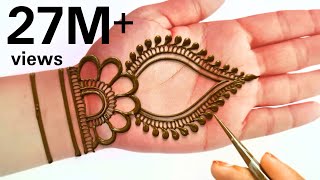 Easy Simple Diwali Special Stylish Mehndi Design| Mehandi design for hands| आसान मेंहदी डिजाइन