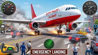 Flight Airplane City Pilot Simulator - Plane Boeing Emergency Landing - Android Gameplay #11 screenshot 5