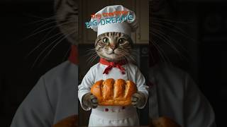 Whiskers & Wheat: The Purrfect Loaf! #cute #animals #shorts