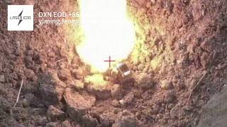 UXO/Grenade disposal by using Laser EOD equipment