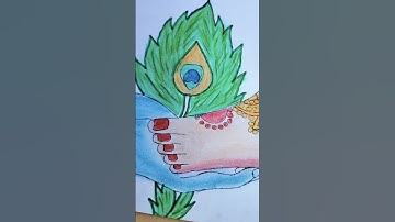 jai shri krishna bolo jai radhe#krishna#radhakrishna#radheradhe#radha#shortvideo#shorts#art#drawing