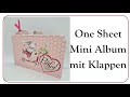 One Sheet Mini Album/Folio Quer/ für 9x13 Fotos/aus 12x12 DSP/ last minute Projekt/ Tutorial deutsch