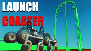 I Built a Launched Strata Coaster in Scrap Mechanic!