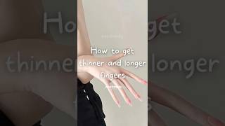 How to get thin and long fingers like Koreans #korea #aesthetic #hands #kbeauty | purehoney screenshot 2