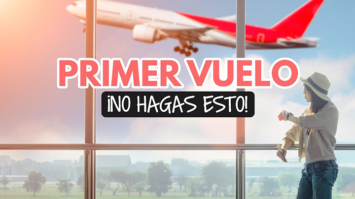 Errores al viajar en avión por primera vez