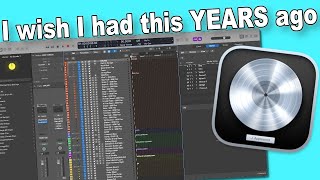 Walkthrough of Logic Pro X Project Template (stock plugins + free download)