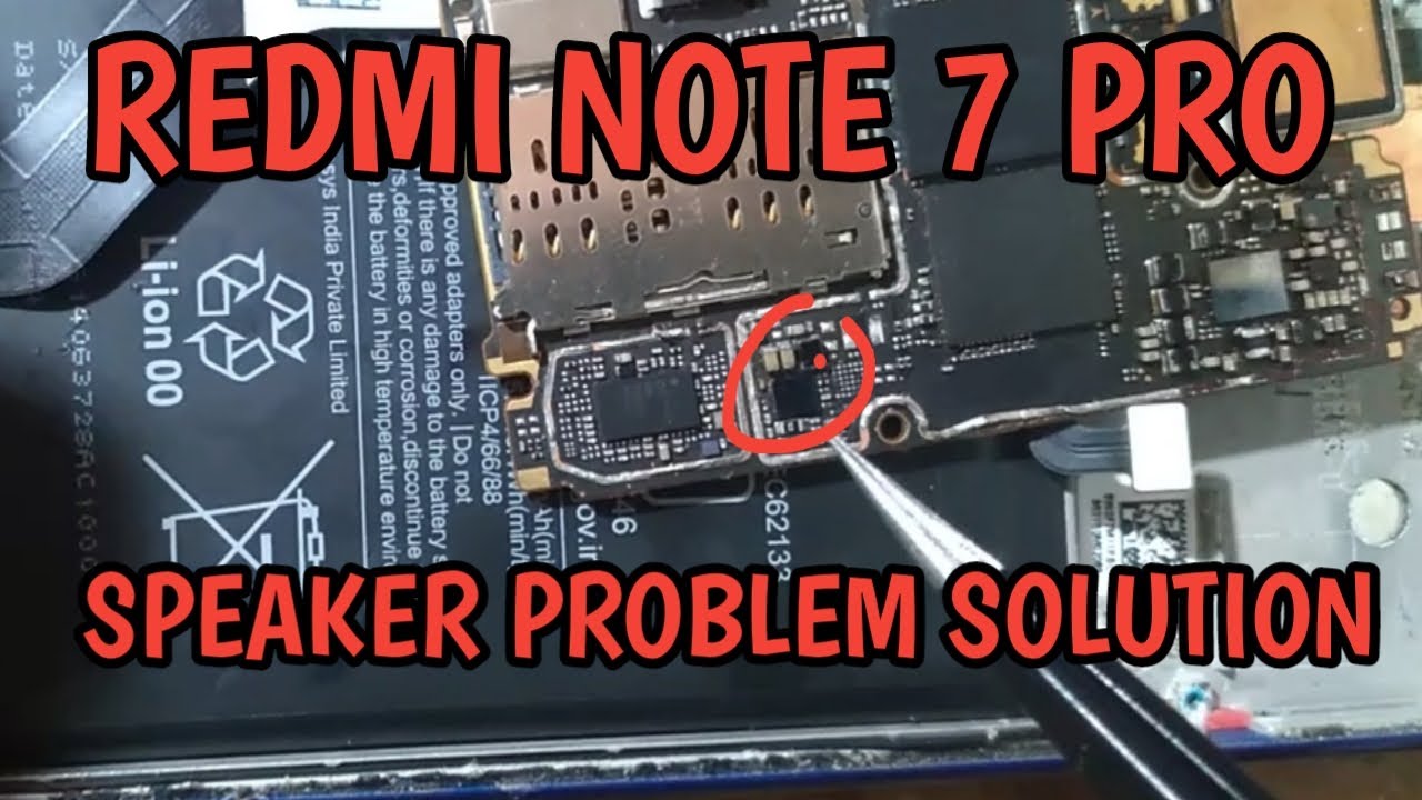 REDMI NOTE 7 PRO SPEAKER PROBLEM SOLUTION/ BY BABA MOBILE SERVICE - YouTube