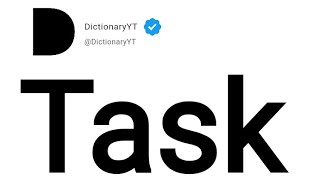 Task Meaning in English