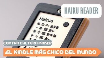 The smallest eBook reader :: Haiku eInk Reader