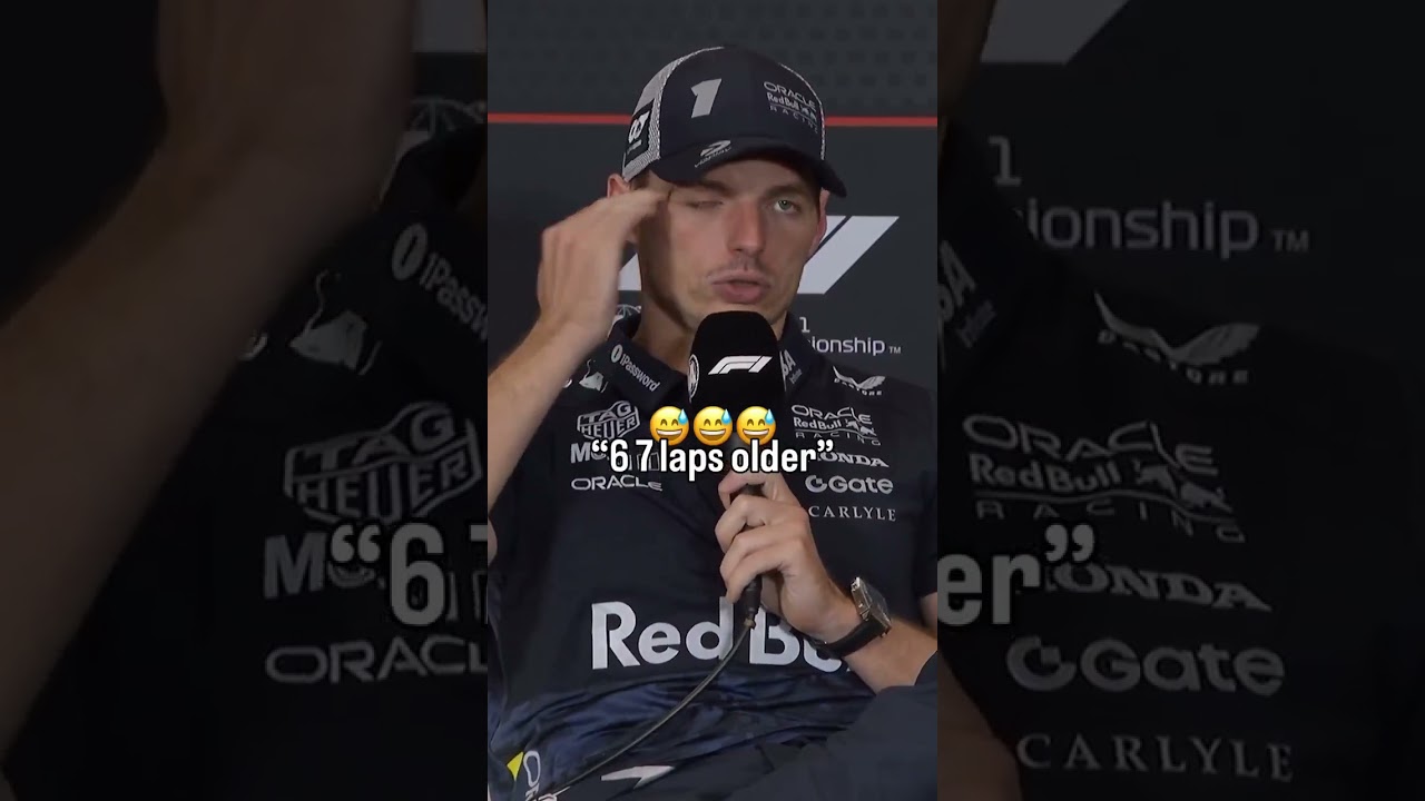 Макс Ферстаппен зажигает после Гран-при Сингапура