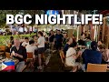 BGC NIGHTLIFE is INSANE TONIGHT π΅π Philippines BEST PLACE for a Night Walk! Crazy Crowd, Street Food