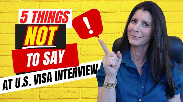 5 Things NOT to Say at Your U.S. Visa Interview in order to get APPROVED Visa to Come to the U.S. - DayDayNews