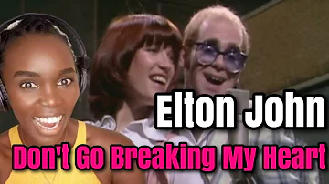 *Who Is She?* Elton John - Don't Go Breaking My Heart (with Kiki Dee) | REACTION