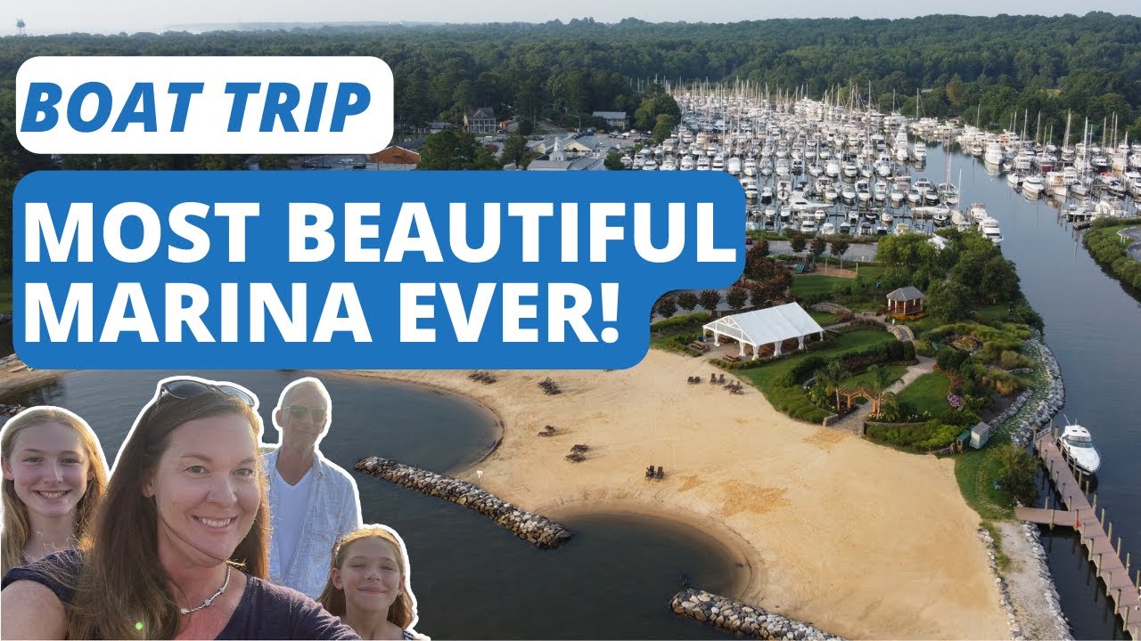 BOAT TRIP to Most Beautiful Marina EVER Herrington Harbour South on