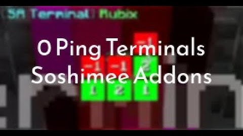 0 Ping Terminals - Floor 7 - Soshimee Addons