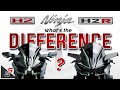 Whats the differences between kawasaki ninja h2  h2r 