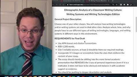 Ethnographic Analysis  - Writing Systems and Writing Technologies edition