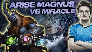 Ar1Se BEST Magnus vs Miracle Mid - 5sec Skewer CD BROKEN NEW Meta Build Dota 2