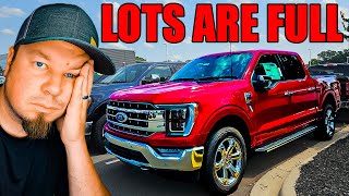 FORD DISASTER! Their Lots Are OVERFLOWING With TRUCKS!