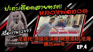 ปะทะกรรมการตัดสินหลวงพ่อทวดวัดช้างไห้ จัดเนื้อว่าน2497ไปเกือบครึ่งล้าน龙婆托 顶级中深模 啊赞添 瓦沧海 佛历2497年 EP.4