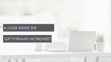 Gift Pyramid Worksheet Demo for nonprofits
