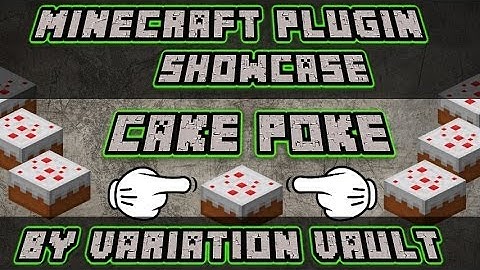 Minecraft Bukkit Plugin - Cake Poke - Parkour minigame + cake :)