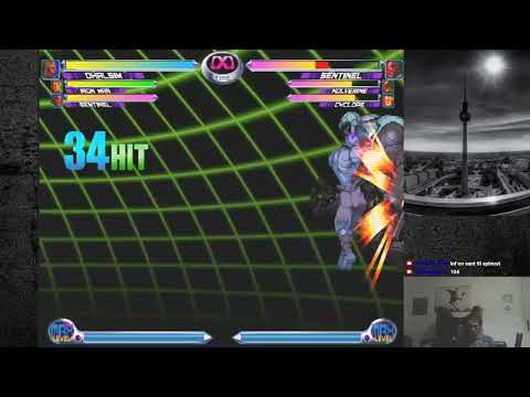MvC2 Dhalsim unfly infinite ToD on Sentinel