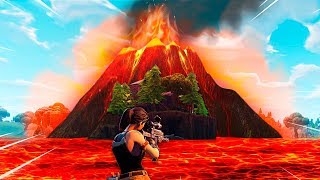 El CUBO de FORTNITE CREA el VOLCÁN HOY? - AlphaSniper97