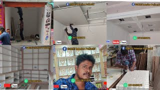 Fancy shop Making video | Cosmetic shop interior ideas latest 2022 in tamilnadu,kerala, in Tamil