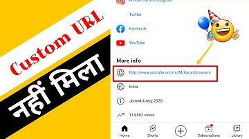 Custom URL Nahi Mila | Custom URL Kya Hota Hai | Custom URL Not Working YouTube