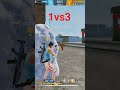 1vs3 2gb ram Ind #gamer #handcam #free #fire