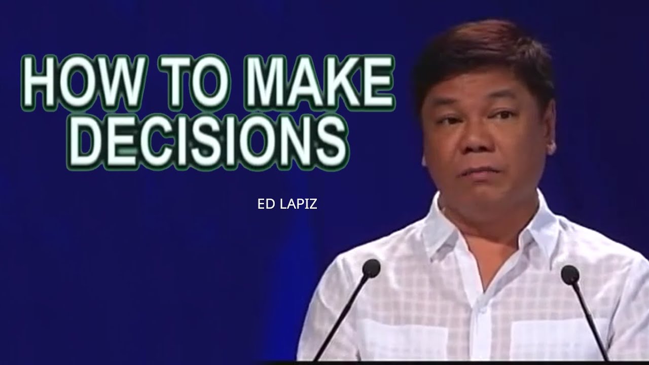 HOW TO MAKE DECISIONS