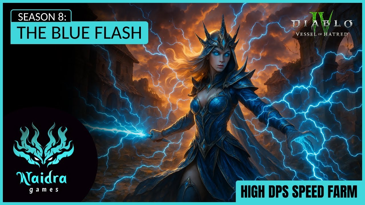 Diablo 4 Season 8 Sorcerer Build: Chain Lightning Spear - YouTube